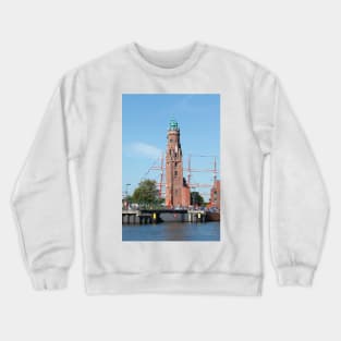 New port with Simon Loschen light tower at Sail 2015, Bremerhaven Crewneck Sweatshirt